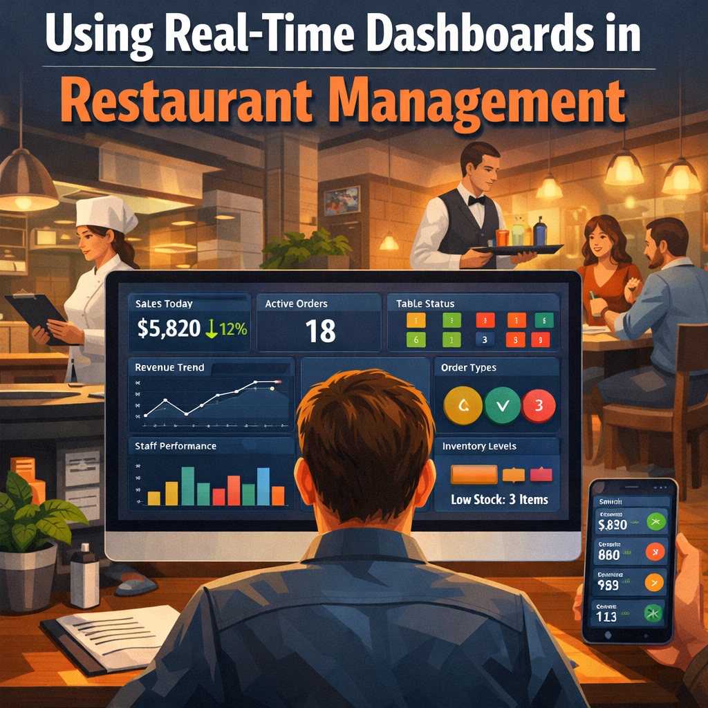 Using Real-Time Dashboards in Restaurant Management