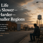Why Life Feels Slower — But Harder — in Smaller Regions